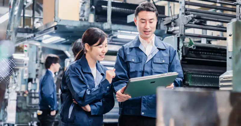 快適な作業環境で、長く安心して働ける製造業の仕事！